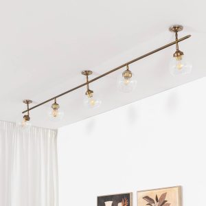 פס תאורה 5 יציאות עם זכוכית