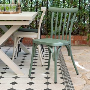 כסא אלומיניום 4 פסים ירוק קקטוס