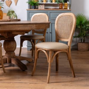 כסא אוכל מרופד ניקולאס פנינה