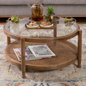 שולחן סלון עגול רומיאו