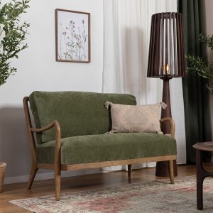 כורסא דו-מושבית מריאן ירוק בקבוק